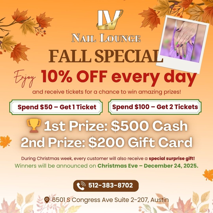 LV Nail Lounge in Austin, TX 78745 | S Congress Ave